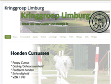 Tablet Screenshot of kringgroeplimburg.com